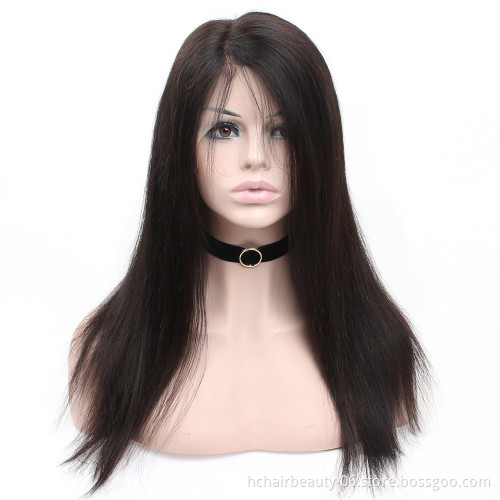 Factory Price  wholesale wigs 100% human remy hair bulk wavy human hair wigs frontal for  black woman